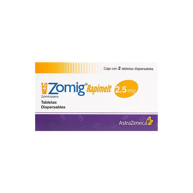 Zomig Rapimelt 2.5 Mg Con 2 Tabletas 4032129083431