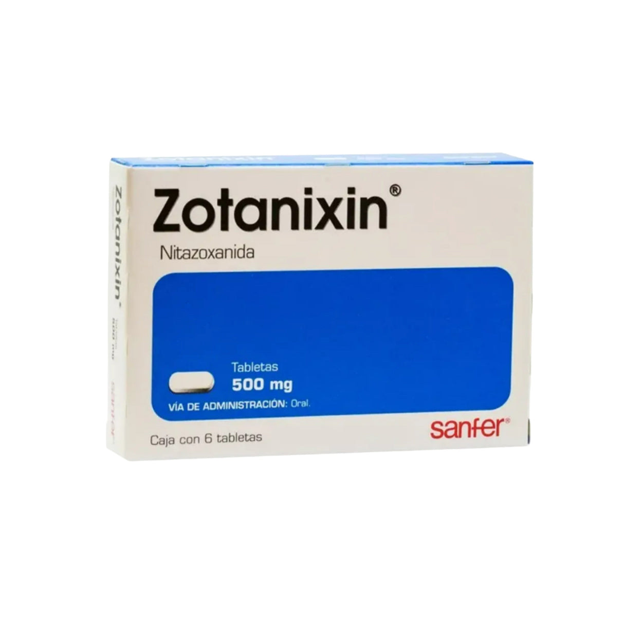 Zotanixin 500 Mg Con 6 Tabletas 7501070636395