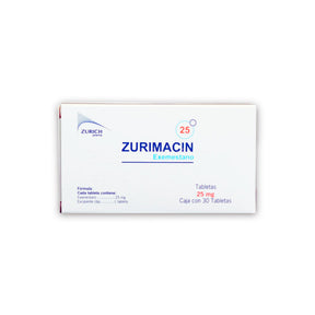 Zurimacin Exemestano 25Mg 30 Tabletas 7502251890612