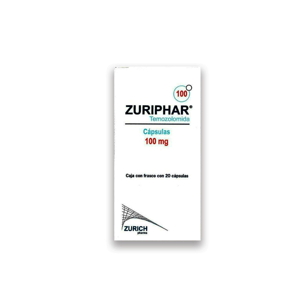 Zuriphar Temozolomida 100 Mg 20 Cap 7502251890490