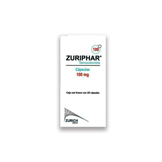 Zuriphar Temozolomida 100 Mg 20 Cap 7502251890490